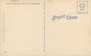 North Carolina Wilmington Moore Tichnor linen Postcard large letters 22-7382