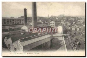 Postcard Old Automobile Factory Michelin Clermont Ferrand View of & # 39usine