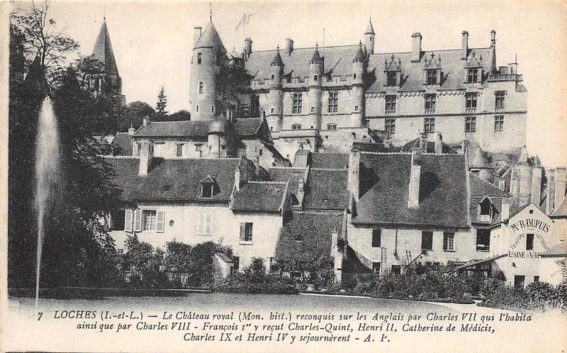 BF16032 loches i et l le chateau royal france