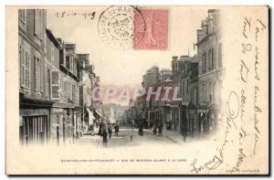 Postcard Old Saint Hilaire Du Harcouet Mortain Ranging From Street in La Gare