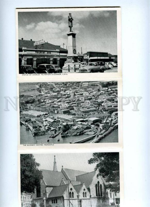 168096 AUSTRALIA City of FREMANTLE Old Booklet with 16 Photos