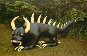 Rhinelander Wisconsin 1950s Home of Hodag Teich Postcard 24-7489