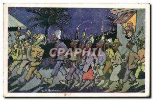 Old Postcard Torchlight