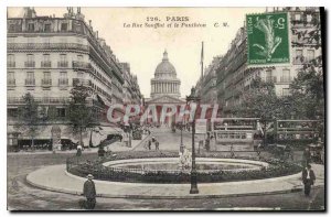 Postcard The Old Paris Soufflot Street and Pantheon