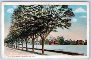 1917 CITY RESERVOIR WILMINGTON DELAWARE ANTIQUE POSTCARD