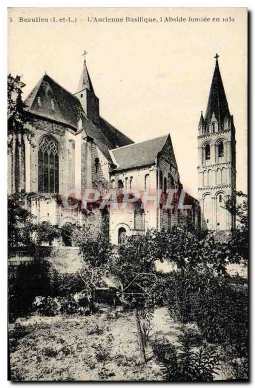 Old Postcard Beaulieu L & # 39ancienne Basilica