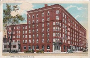 Maine Portland Lafayette Hotel 1925