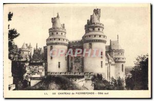 Old Postcard Chateau de Pierrefonds South coast