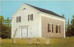 Mashpee Cape Cod Massachusetts 1960s Postcard Old Indian Church