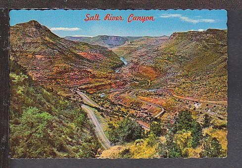 Switchback Salt River Canyon AZ Postcard BIN