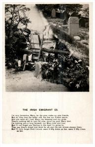 15034   Irish Life   irish   Emigrant photo and Poem