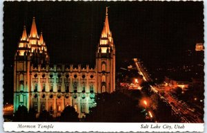 Postcard - Mormon Temple - Salt Lake City, Utah