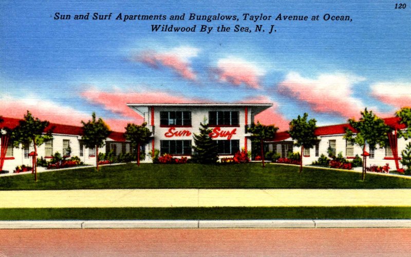 NJ - Wildwood-By-The-Sea. Sun & Surf Apartments & Bungalows