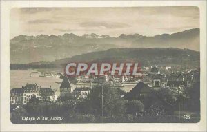 Old Postcard LUCERNE Boat