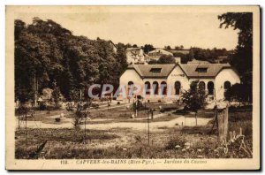 Old Postcard Casino Capvern les Bains casino Gardens