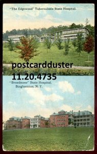 h3455 - BINGHAMPTON NY Postcard 1910s Hospitals