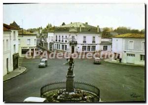 Modern Postcard Saujon Place Denfert Rochereau station agricultural credit