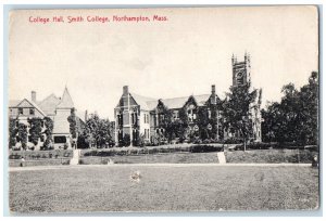 c1940's College Hall Smith College Northampton Massachusetts MA Postcard