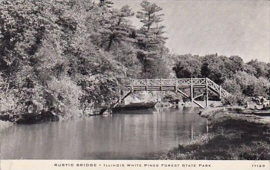 Illinois Oregon Rustic Bridge Illinois White Pines Forest State Park