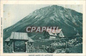 Old Postcard GARDEN ALPINE LATARET