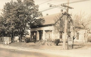 South Portland ME The Maple Inn Main Street Rooms Cabins Real Photo Postcard