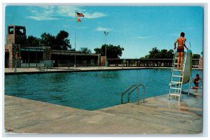 c1960's Swimming Pool Bottomless Lakes State Park Roswell New Mexico NM Postcard