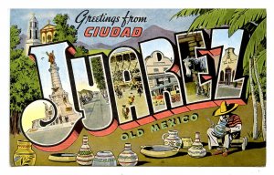 Mexico - Juarez. Large Letter