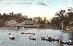 Canoeing on the Charles at Riverside - Cambridge, Massachusetts MA