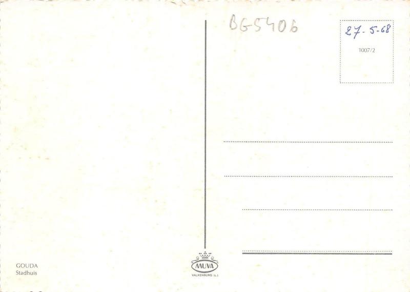 BG5406 gouda stadhuis  netherlands