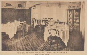 New York Highland Mills Academy Of Jesus And Mary Dining Room Albertype