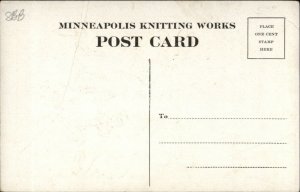 Minneapolis Knitting Works Nursery Rhyme Series Postcard JACK & JILL 