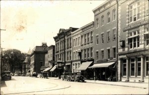 Montpelier? VT Street Scene Real Photo Postcard