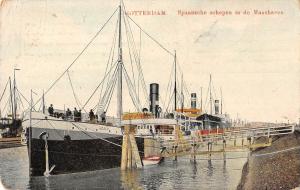 BR56828 Rotterdam Spaansche schepen in de Manshaven udala ship bateaux
