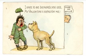 Greeting - Valentine. Artist: Outcault (Tuck Series 7, Buster Brown. Bavaria) 