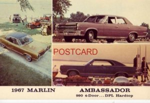 1967 MARLIN - AMBASSADOR 990 4-DOOR & DPL HARDTOP  your American Motors Dealer