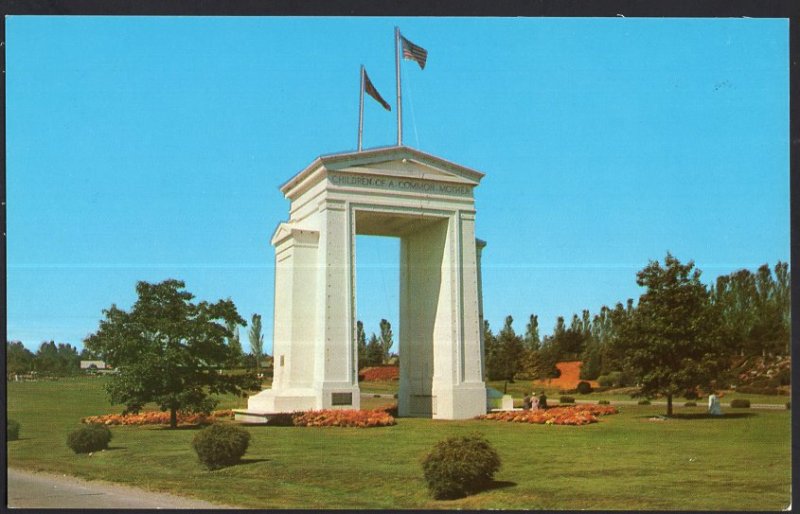 Washington ~ International Peace Arch at BLAINE - Chrome 1950s-1970s