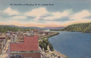 looking South The Ohio River At Wheeling West Virginia