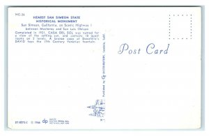 Postcard Hearst San Simeon CA - CASA DEL SOL completed in 1921 M18