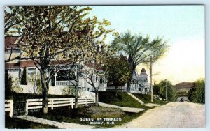 DIGBY, Nova Scotia Canada ~ QUEEN STREET TERRACE c1910s Street Scene Postcard