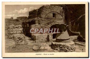 Old Postcard Pompei Forni e Mulini