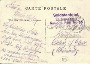 france, TOURCOING, Gare Ville, Railway Station (1917) WWI Feldpost, Postcard
