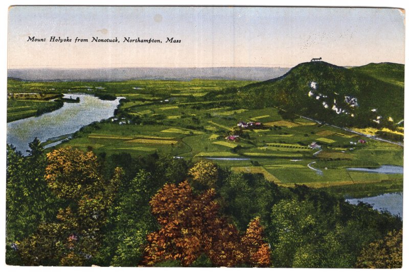 Northampton, Mass, Mount Holyoke from Nonotuck