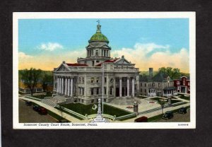 PA Somerset Court House Penn Pennsylvania Postcard