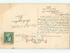 Divided-back MONUMENT SCENE Milwaukee Wisconsin WI AE7949