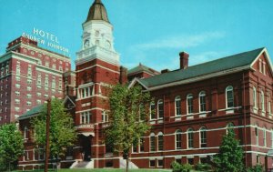 Vintage Postcard Hotel Andrew Johnson J-Knox County Court House Knoxville TN