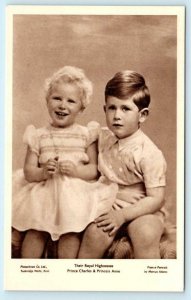 3 Postcards PRINCE CHARLES & PRINCESS ANNE British Royalty ~ Marcus Adams