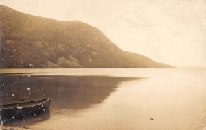 South West Harbor Maine Pond Waterfront Real Photo Antique Postcard K93255