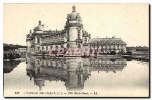 Old Postcard Chateau de Chantilly North Coast West