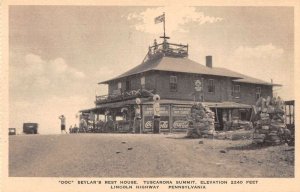 Tuscarora Summit Pennsylvania Rest House Gas Station Coke Sign PC AA18638