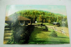 Circa 1905-10 Trolly At Pavilion Mountain Park, Holyoke, MA Vintage Postcard P32